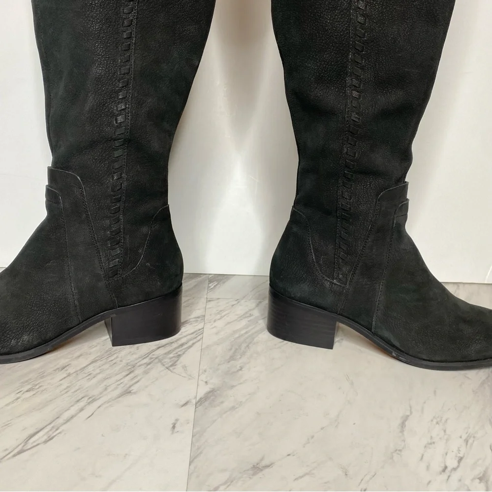 Vince Camuto Black Kreston Over The Knee Boot 6 1/2 M